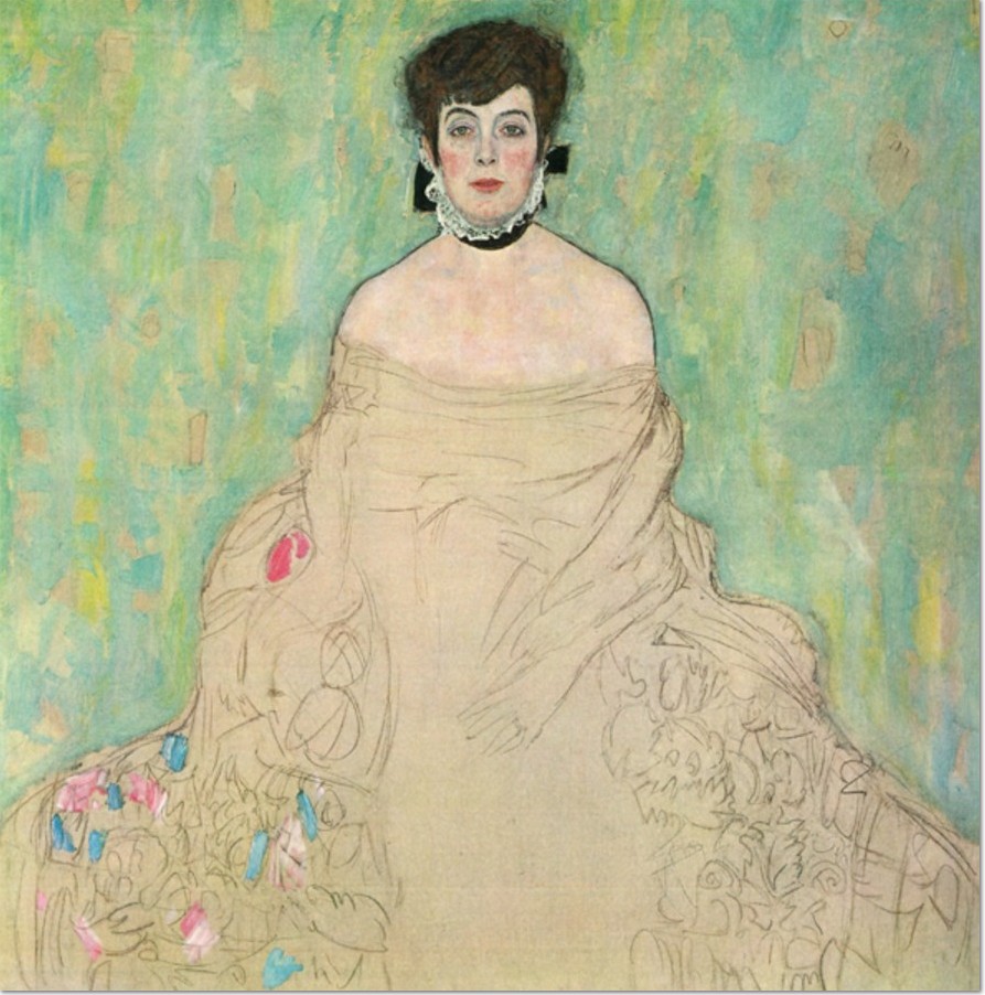 Gustav Klimt, Bildnis der Amalie Zuckerkandl (unvollendet) 1917
