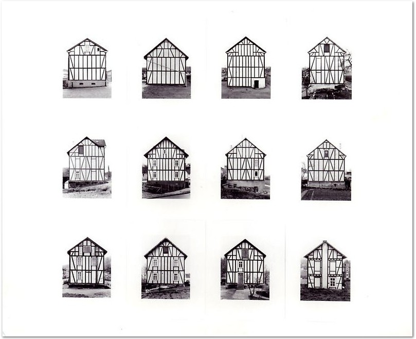 Bernd & Hilla Becher. Framework Houses, 1993. 194 x 208cm, Ed. 100.