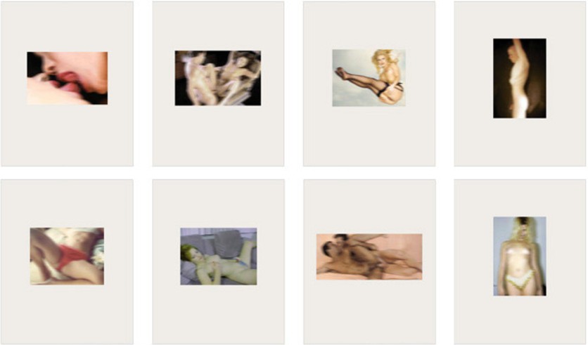 Thomas Ruff nudes 2001 Set of 8 Iris prints on rag paper, each print 75 x 60 cm (29½ x 23½ in), each signed and numbered on verso. Edition of 50.