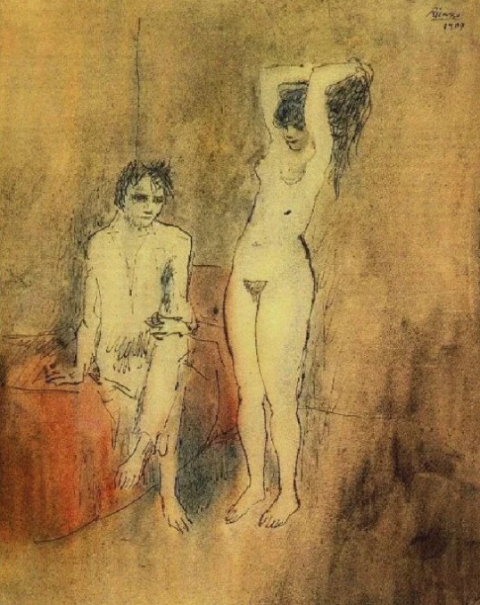 Pablo Picasso Couple, 1904