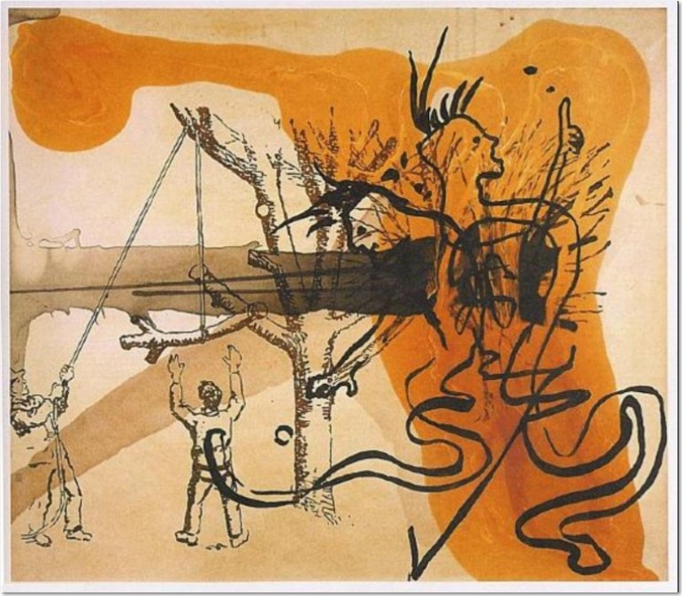 Sigmar Polke - Lackmus, 199, Offset lithograph on cardboard, 51,5 x 64,5 cm. on 75 x 55 cm., edition 75, signed, numbered, dated and titled
