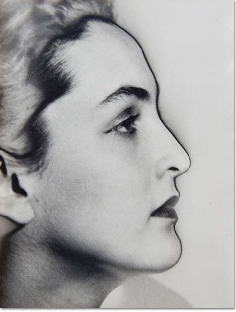 Meret Oppenheim, solarized portrait, 1933