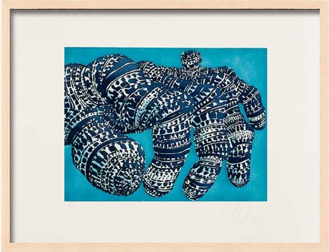 Tony Cragg: "Manipulation 2", 2007, Lithograph on hand made paper, signed and numbered, edition of 24, size: 50 x 66 cm, framed: 53 x 69 cm. Ask for price! 