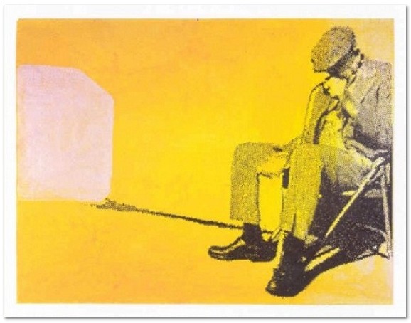 Sigmar Polke - I got the Blues - Serigraph on board, board size 55 x 75 cm., image size 48.4 x 64.5 cm., edition 40, signed and numbered, 2008