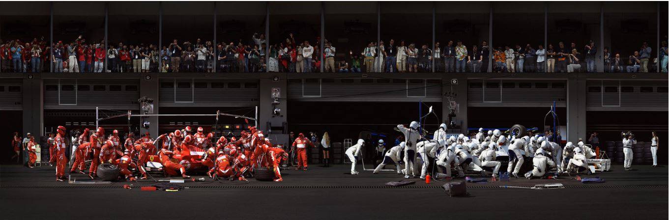 Andreas Gursky F 1, Pisstop