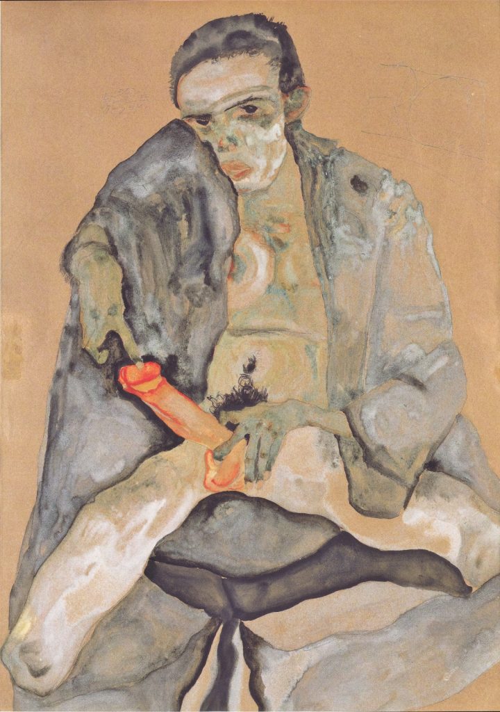Egon Schiele: "Selbstbefriedigung",  1911. 