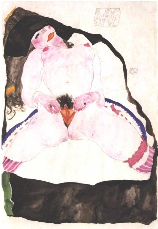 Egon Schiele, Traumbeschaute, 1911
