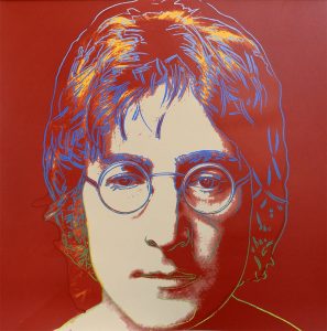 Andy Warhol, John Lennon, 1986, Silkscreen, not signed and numbered. Paper size 38 x 38 inch very good/excellent condition. Provenance: Private Collection, New York.