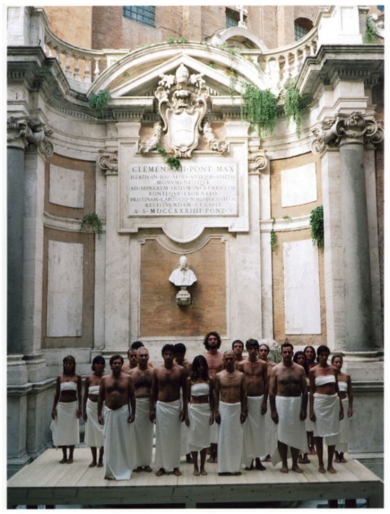 Huan Zhang, My Rome (stand). 2005 152,5 x 101,5 cm, 60 x 3.9 in, color print edition of 8
