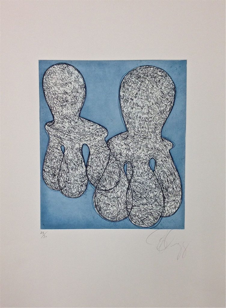 Tony Cragg: ‘Companions 3’, 2000, etching, edition of 30, size: 53,5 x 39,5 cm