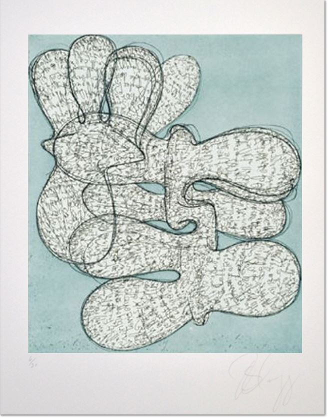 Tony Cragg - Companions, Tony Cragg Companions 5 Etching, 2000, Size: 53,5 x 39,5 cm