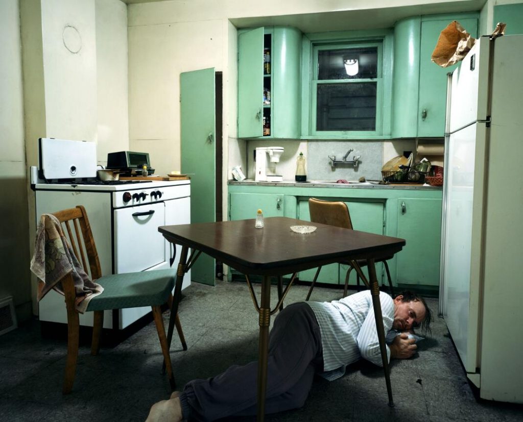 Jeff Wall, Insomnia, 1994, Transparency in lightbox, 172,2 x 213,5 cm, courtesy the artist © Jeff Wall