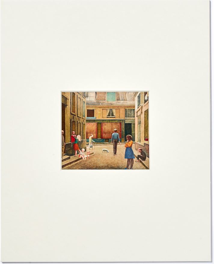 Balthus, Passage du Commerce Saint André, glicée print