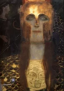 Gustav Klimt - Pallas Athena (1898) [detail]