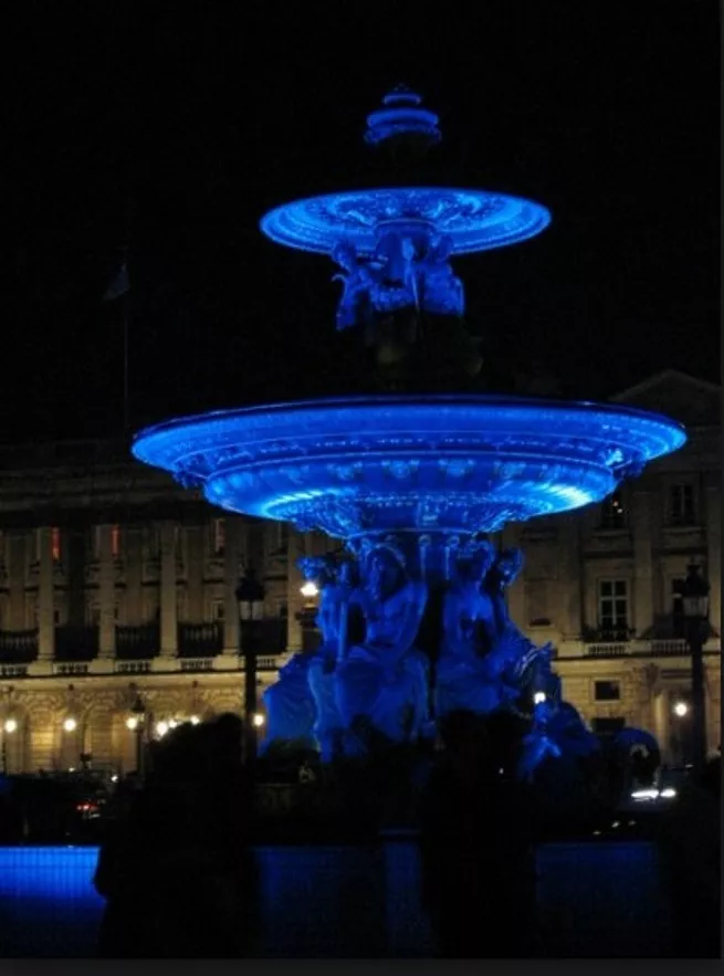 Hommage a Yves Klein I Paris Place de la Concorde, 2006