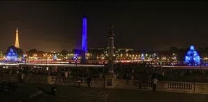 Hommage a Yves Klein Paris Place de la Concorde, Oct 6 2006