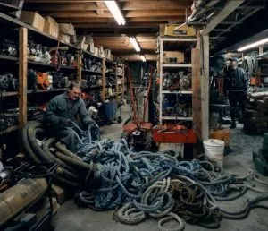 Jeff Wall: “Untangling”, 1994, National Gallery of Victoria, Melbourne, Australia, © 1994 Jeff Wall