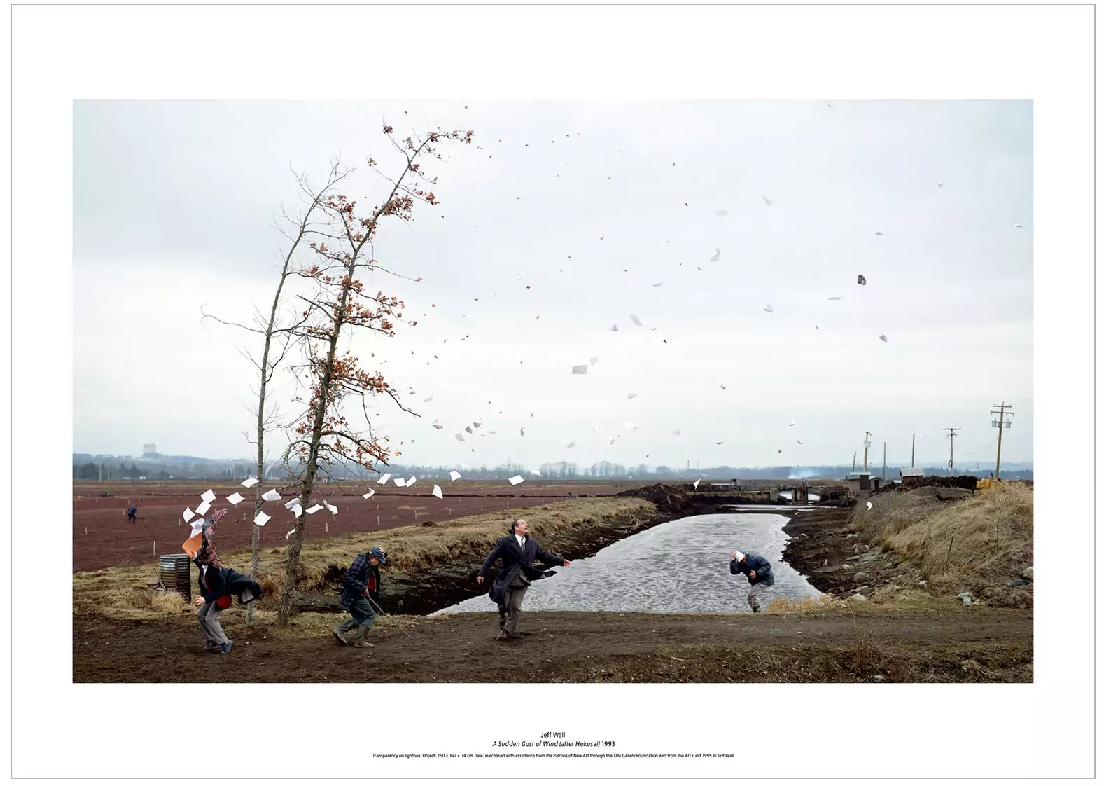 Jeff Wall Sudden Gust Wind Poster