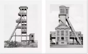 Bernd und Hilla Becher:„Zwei Fördertürme, Fosee Grenay No.1 Billy-Les-Mines, Nord-et-Pas de Calais, France