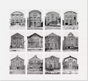 Bernd und Hilla Becher - Industriehallen (Industrial Facades) 2006 Image II from Typologies Digital pigment print (Ditone) on photo paper, 90 x 93 cm (35½ x 36½