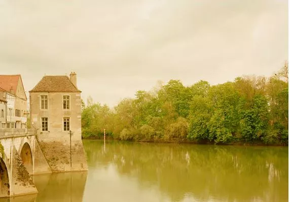 Elger Esser, Verdun sur le Doubs II, France, 2009 C-Print & DiaSec Face, 96 x 124 x 4 cm (framed), Edition 7