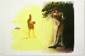 Eric Fischl: ‘ Beach Scenes’, 1989, 4 x Aquatinta Etchings on Vélin, each signed, numbered, dated, edition of 100, size each: 89,5 x 137 cm