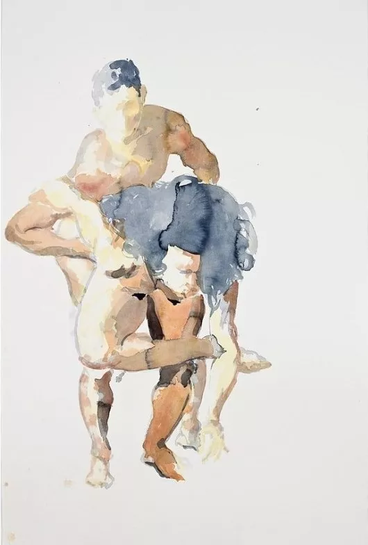 Eric Fischl Watercolor 2