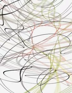 Thomas Ruff zycles 2009 Set of four digital pigment prints (Ditone) on semi-transparent polyester foil, 70 x 122, 70 x 114, 70 x 62 and 70 x 54 cm (27½ x 48, 27½ x 45, 27½ x 24½ and 27½ x 21