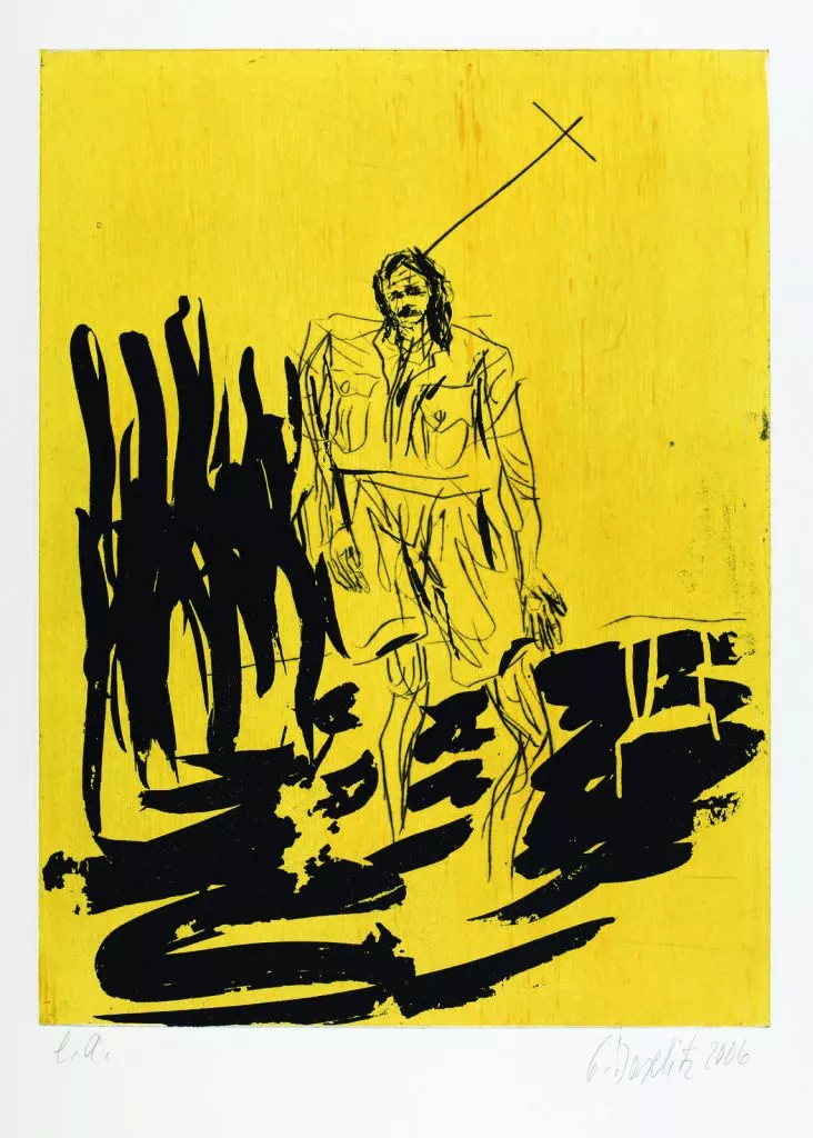 Georg Baselitz Galerie Hirte Remix