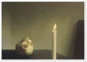 Gerhard Richter Schädel Mit Kerze I