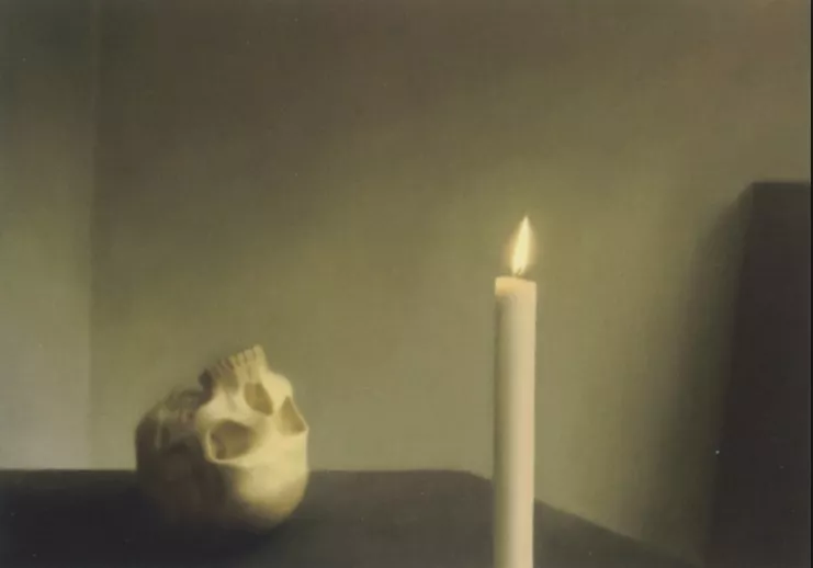 Gerhard Richter – Schädel mit Kerze