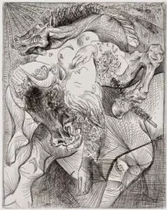 Pablo Picasso - Femme Torero, II, 1934, published 1939 (from La Suite Vollard)