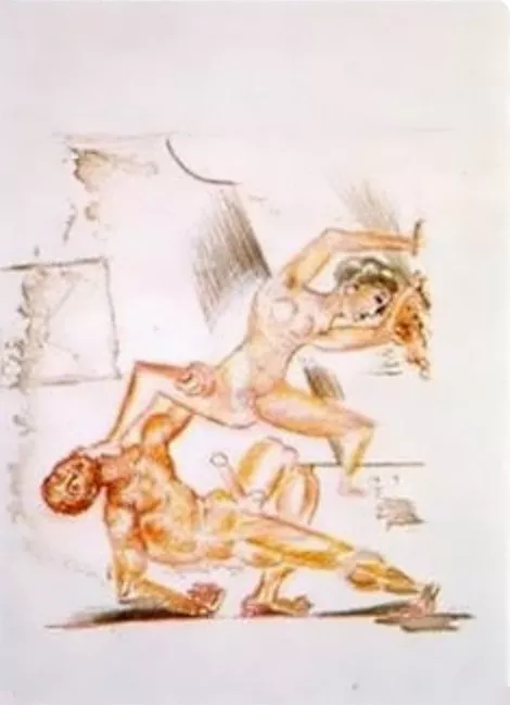 Pablo Picasso Le Couple I, 1917, Gouache sur papier, 20 x 28 cm, Privatsammlung, London