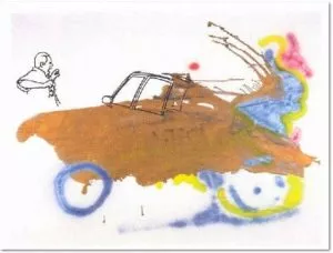 Sigmar Polke - An die Macht der Wünsche glauben, Serigraph on board, board size 55 x 75 cm., image size 48.4 x 64.5 cm., edition 50, signed and numbered, 2008