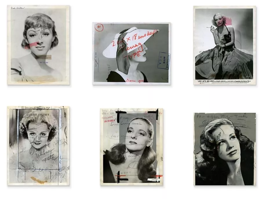 Thomas Ruff: ‘press++’, 2018, Fujiflex, mounted on aluminum (Dibond). 24 images, different sizes from 21 x 23 to 21 x 30.8 cm (8¼ x 9 to 8¼ x 12 in.), edition of 15 each, signed and numbered on verso, on stand.