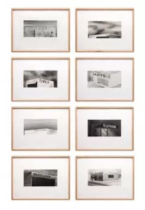Ed Ruscha, set of eight lithographs on Rives BFK white paper