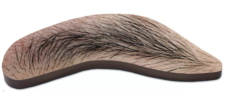 John Baldessari: ‘Eyebrow’, 2009, Digital print, laminated with lexan, mounted on shaped aluminum with acrylic paint. Size: 127 x 40.5 x 15 cm / 50 x 16 x 6 in. Edition of 25, with a signed and numbered certificate.