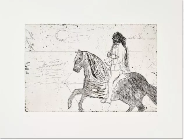 Peter Doig Horse And Rider I