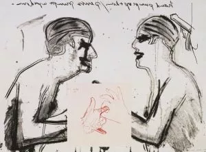 Bruce Nauman - Untitled, 1994, 4 color lithograph/screenprint 30