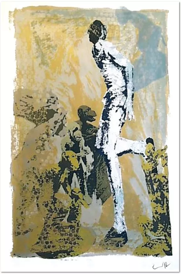 Jörg Immendorff - Läufer (Runner), 2007