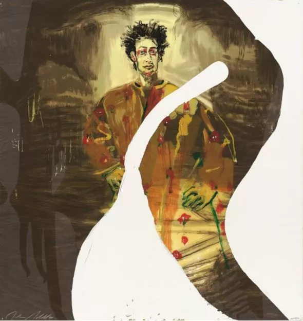 Julian Schnabel - Nemo Librizzi - Siebdruck aus 23 Farben mit Kunstharz übergossen Format: 96.5 x 91.4 cm Auflage: 90 + 10 AP Sonstiges: signiert und nummeriert