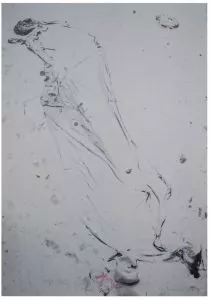 Joseph Beuys - Solidarnosc incarnat (Hungertuch) Werkverzeichnis: Schellmann 376 Farboffset 1981 handsigniert, nummeriert und betitelt ( von allen drei Künstlern signiert) Auflage: 50 in gutem Zustand Blattgröße: 84,0 x 59,5 cm