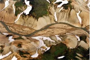 Olafur Eliasson: 'Jökulsgilskvisl', 2003, from the portfolio Double Exposure, two C-prints, mounted on Forex, size: 40 x 60 cm (15¾ x 23½ 