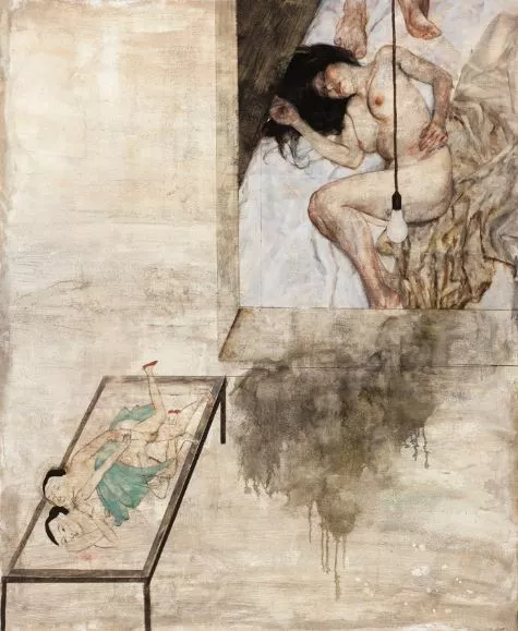 He Douling Rear Window No 2 1996