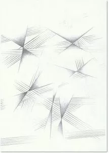 Tomma Abts: ‘Untitled”, 2015, b/w photocopy / board, edition of 100, signed and numbered on the back side, size: 29,7 x 21 cm