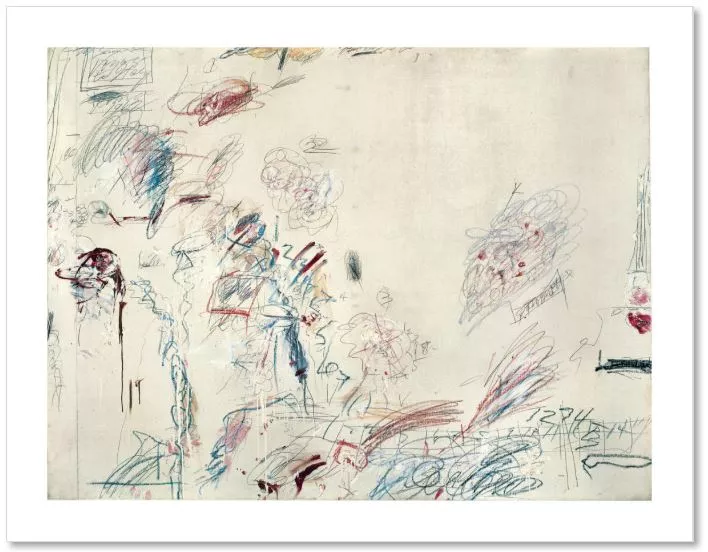 Cy Twombly Second Voyage To Italy Second Version 1962