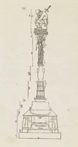Albrecht Dürer, Peasant's Column, 1525