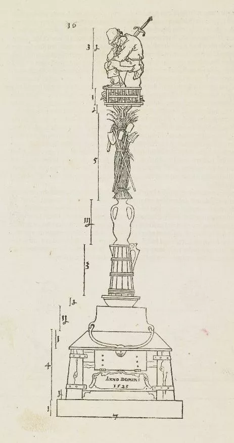 Albrecht Dürer, Peasant's Column, 1525