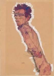 Egon Schiele Aktselbstbildnis 1910 1
