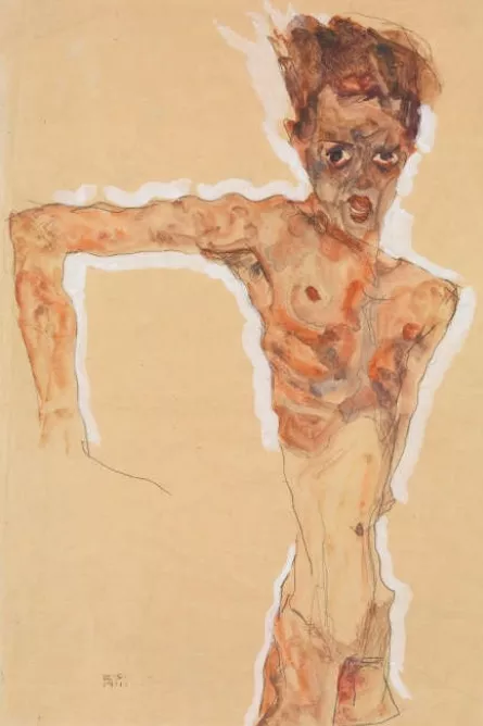 Egon Schiele Selbstportraet 1911 Metropolitan Museum 1